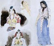 Eugene Delacroix Moroccan Women oil